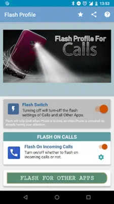 Flash Profile For Calls android App screenshot 9