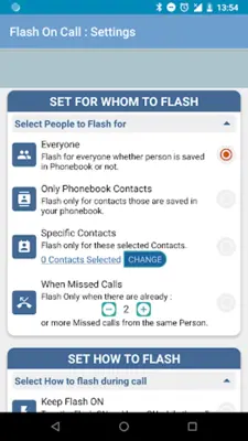 Flash Profile For Calls android App screenshot 8